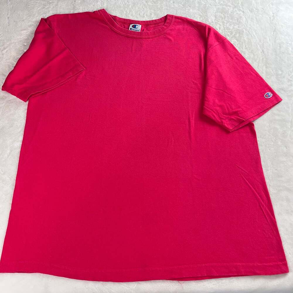 Champion Athletic Hot Pink Women’s vintage short sleeve t-shirt size XL USA